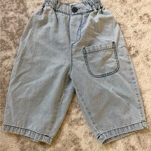 Kids Casual Light Blue Denim Shorts